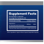 Livegood Ultra Magnesium Complex Supplement Facts