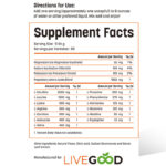 LiveGood Essential Aminos Ingredients