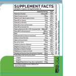 Bio-Active Complete Multi-Vitamin For Men Supplement Facts