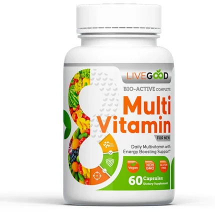 LiveGood Multi-Vitamin For Men, Livegood Bio-Active Complete Multi-Vitamin For Men